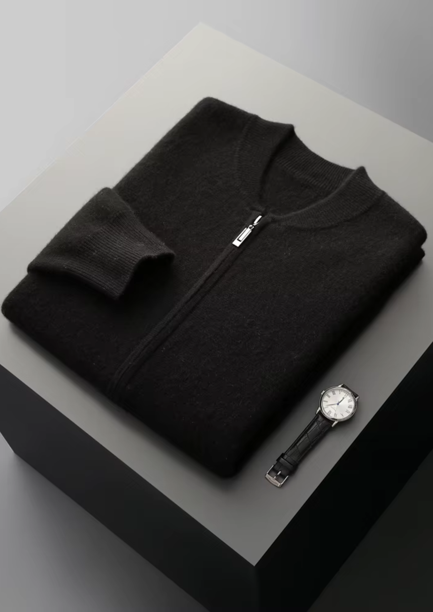 SERENNO Woll V-Ausschnitt Cardigan