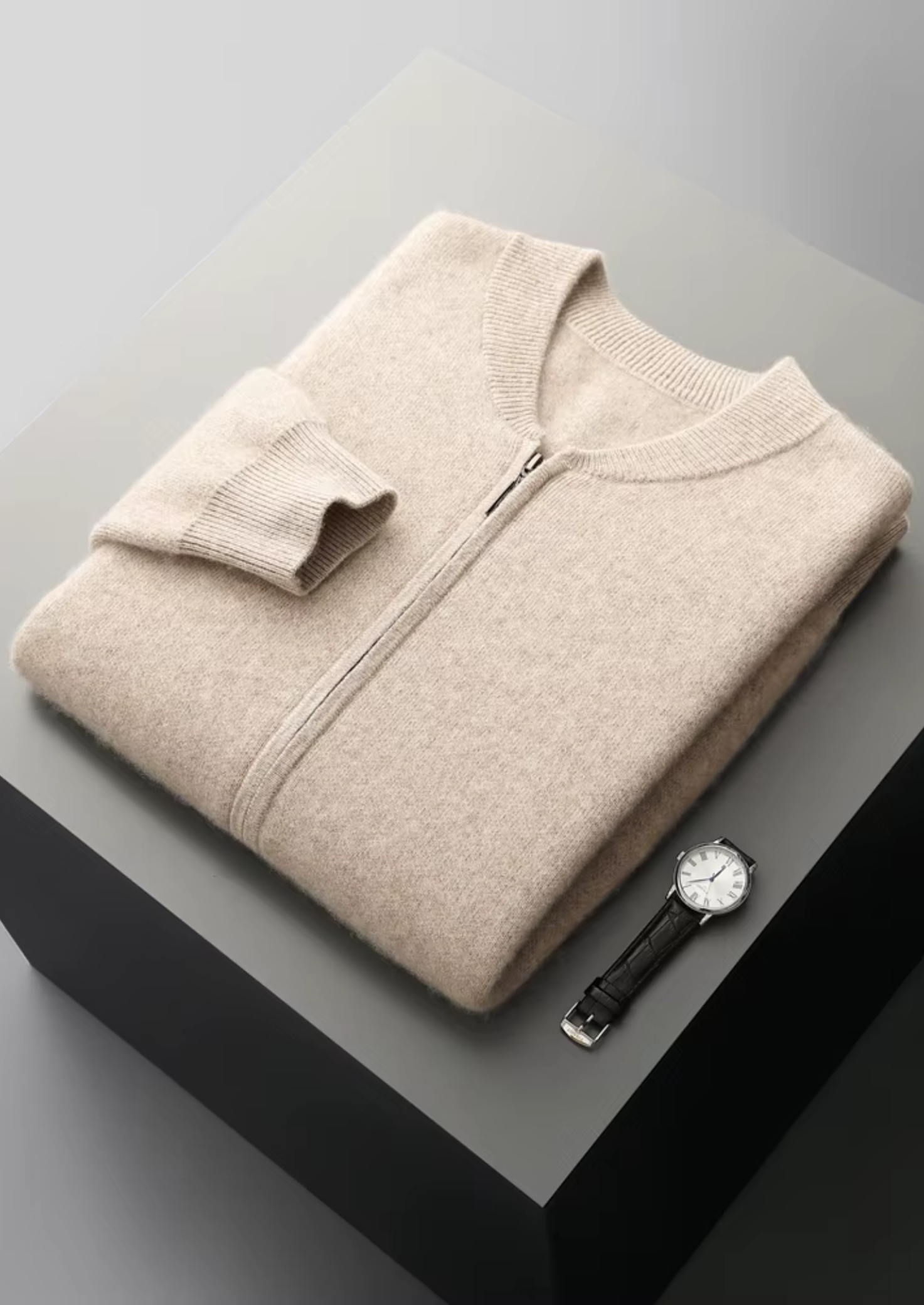 SERENNO Woll V-Ausschnitt Cardigan