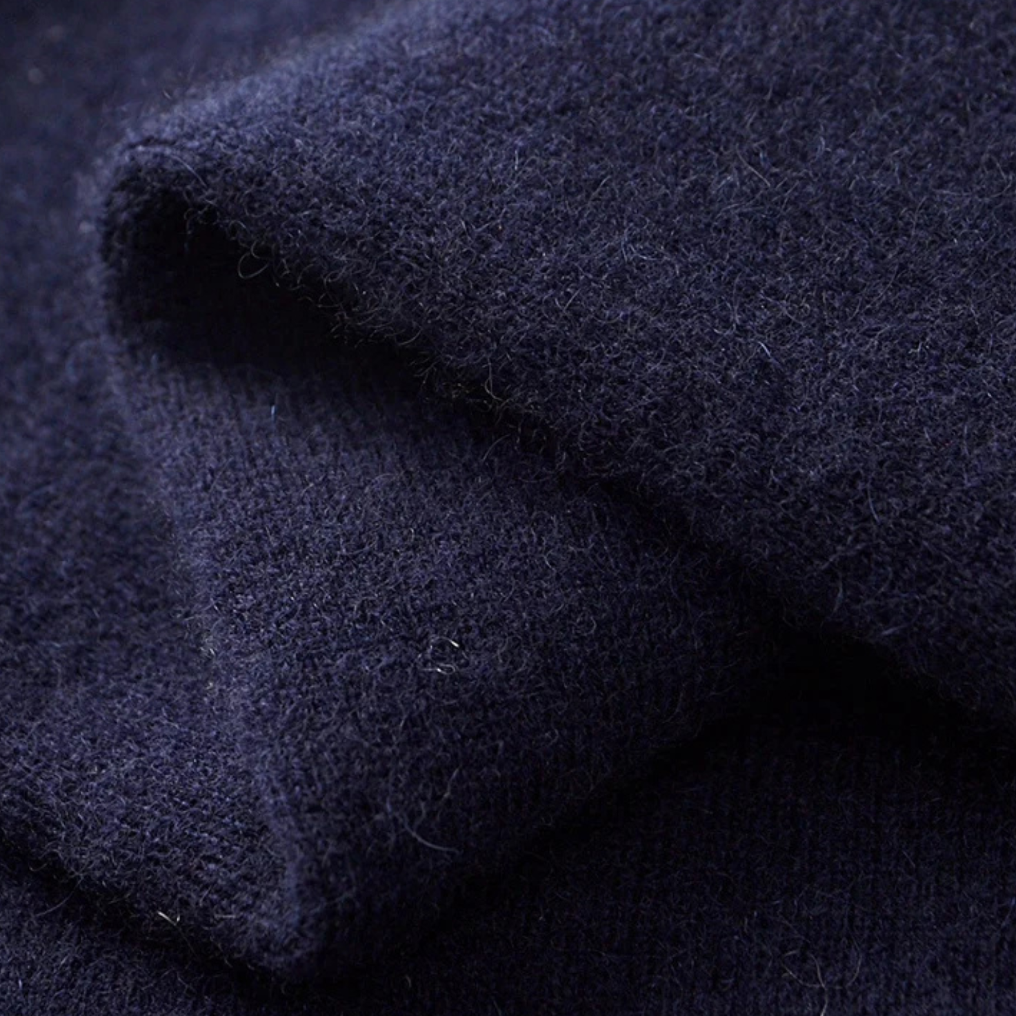 SERENNO WOLL-ZWEIFARBIGER POLO-CARDIGAN