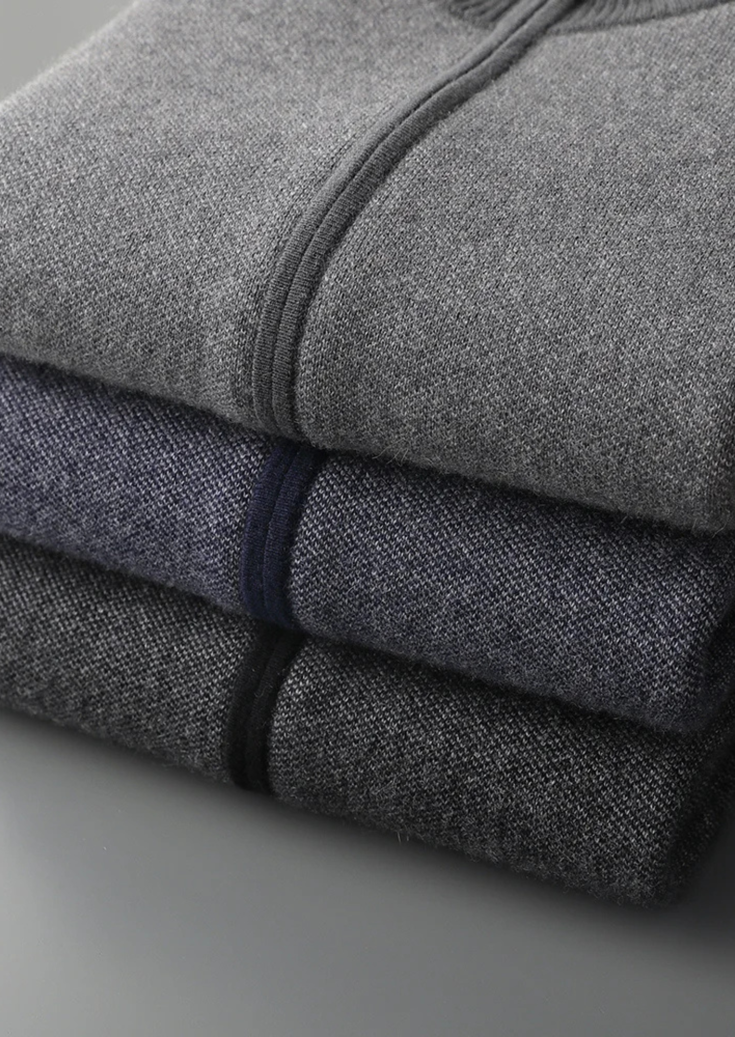 KASCHMIR JACQUARD STRICKJACKE MIT REISSVERSCHLUSS