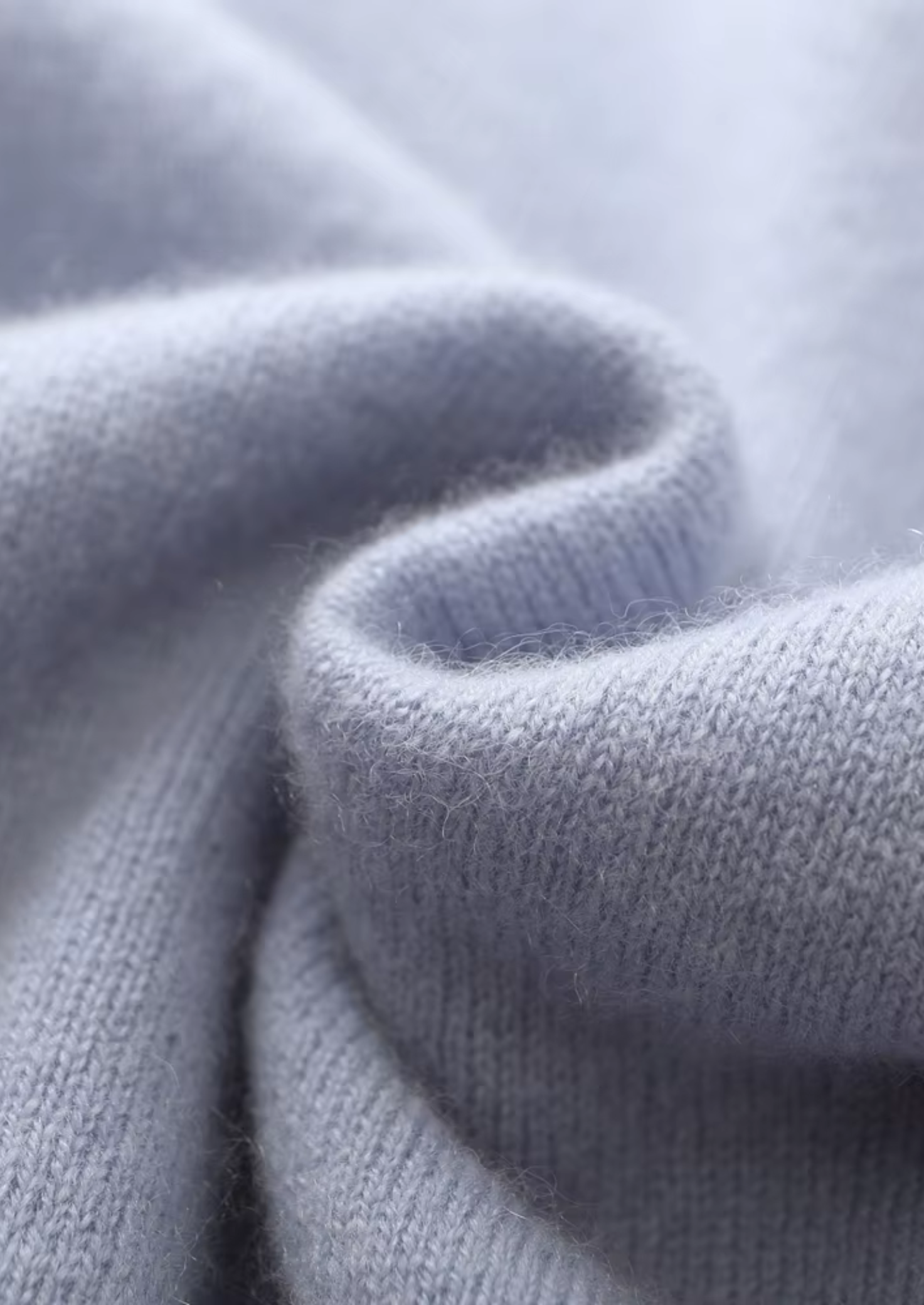 SERENNO Woll-Strickjacke mit Reißverschluss