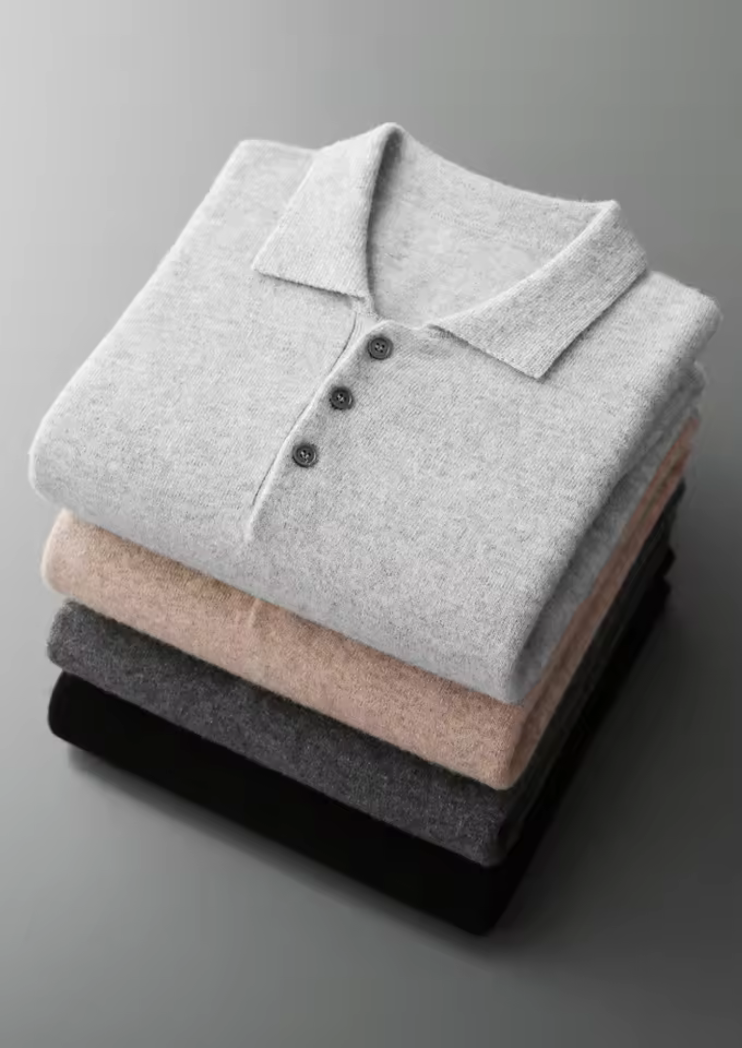 SERENNO KLASSISCHER WOLLPullover-Polo