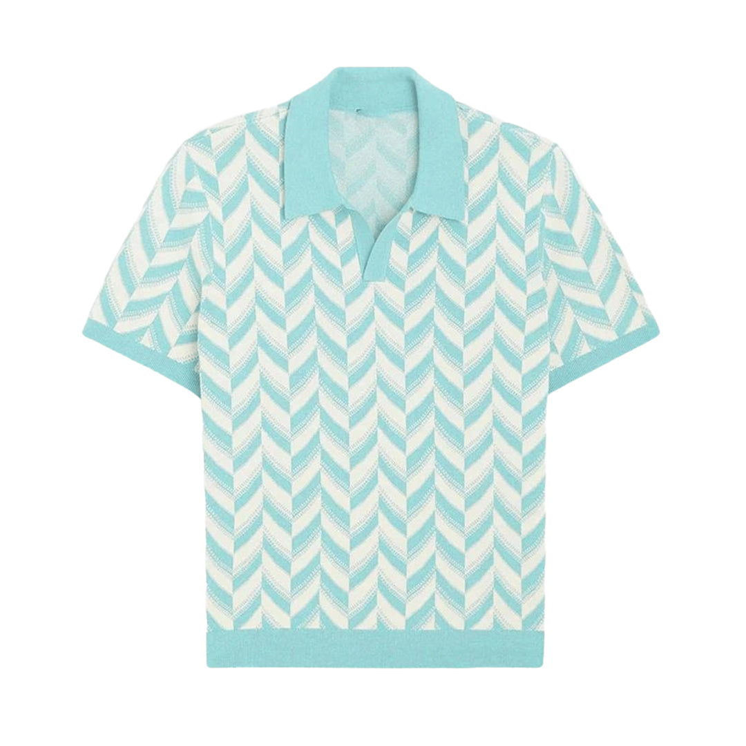 SERENNO V-Ausschnitt Poloshirt