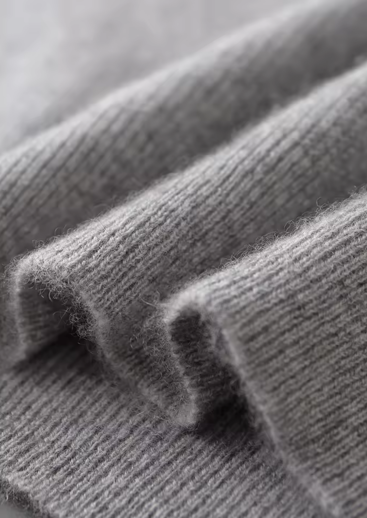 KASCHMIR RUNDHALS-WESTE