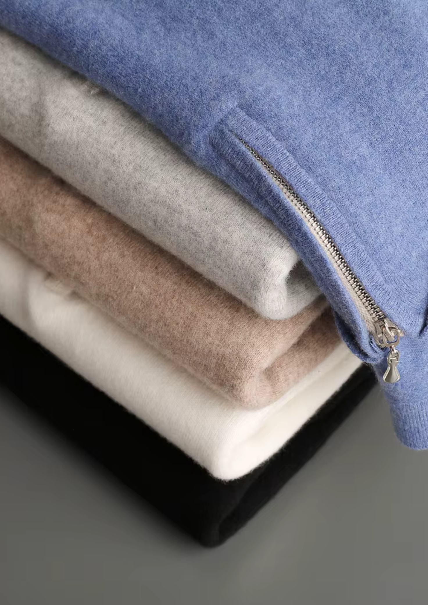 SERENNO WOLL-HALBZIP-POLO