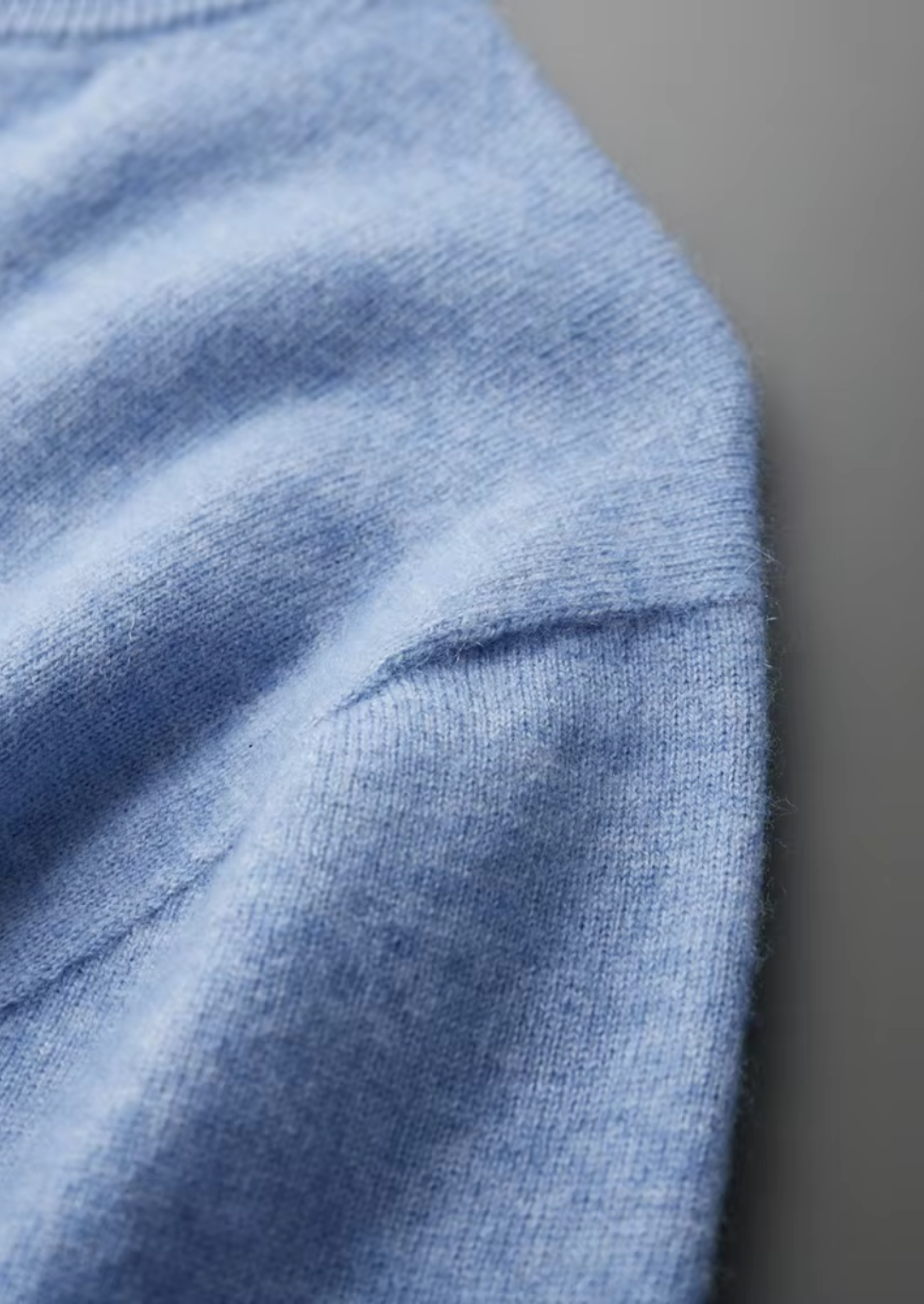 Kaschmir Stehkragen-T-Shirt