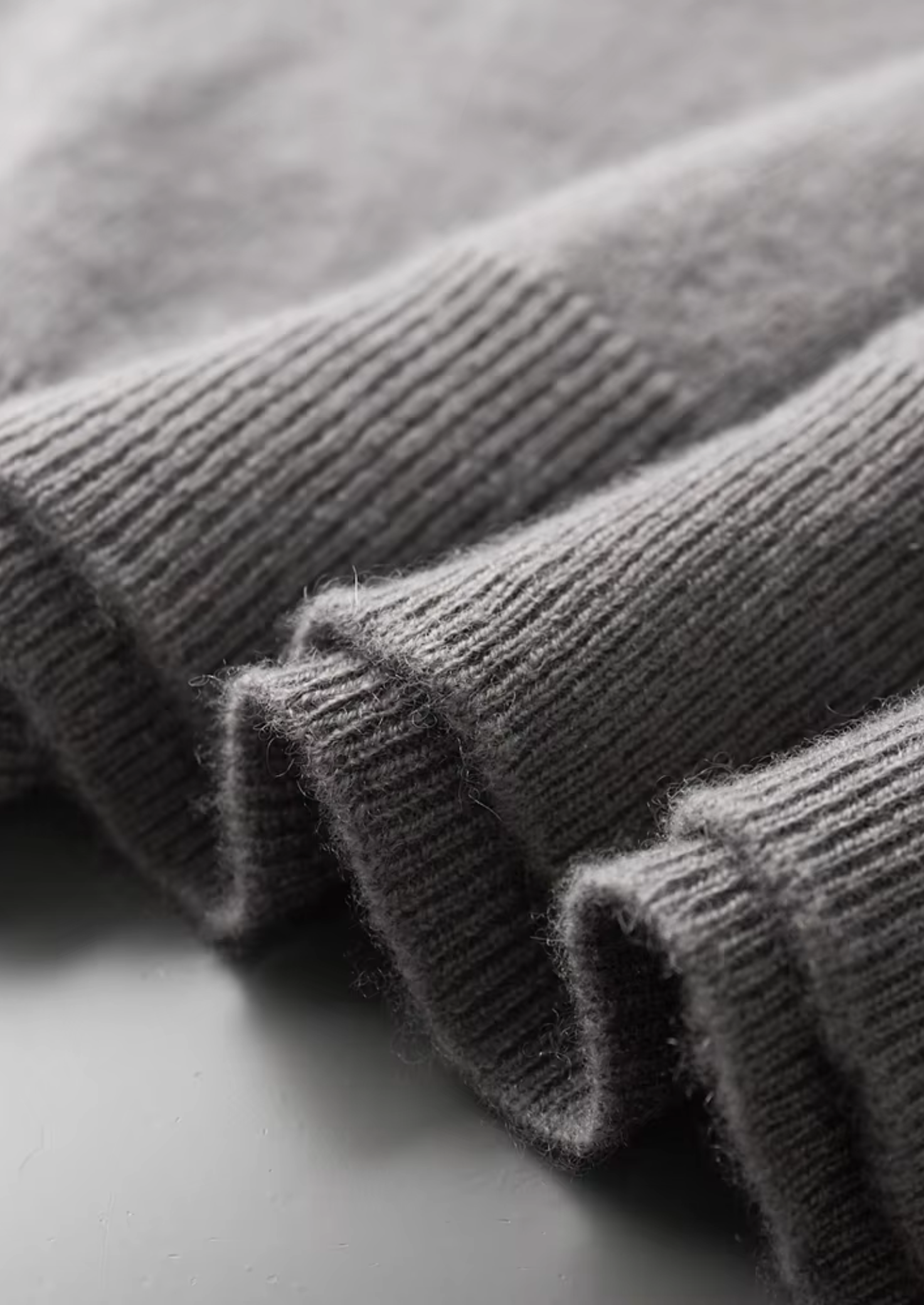 Kaschmir Stehkragen-T-Shirt