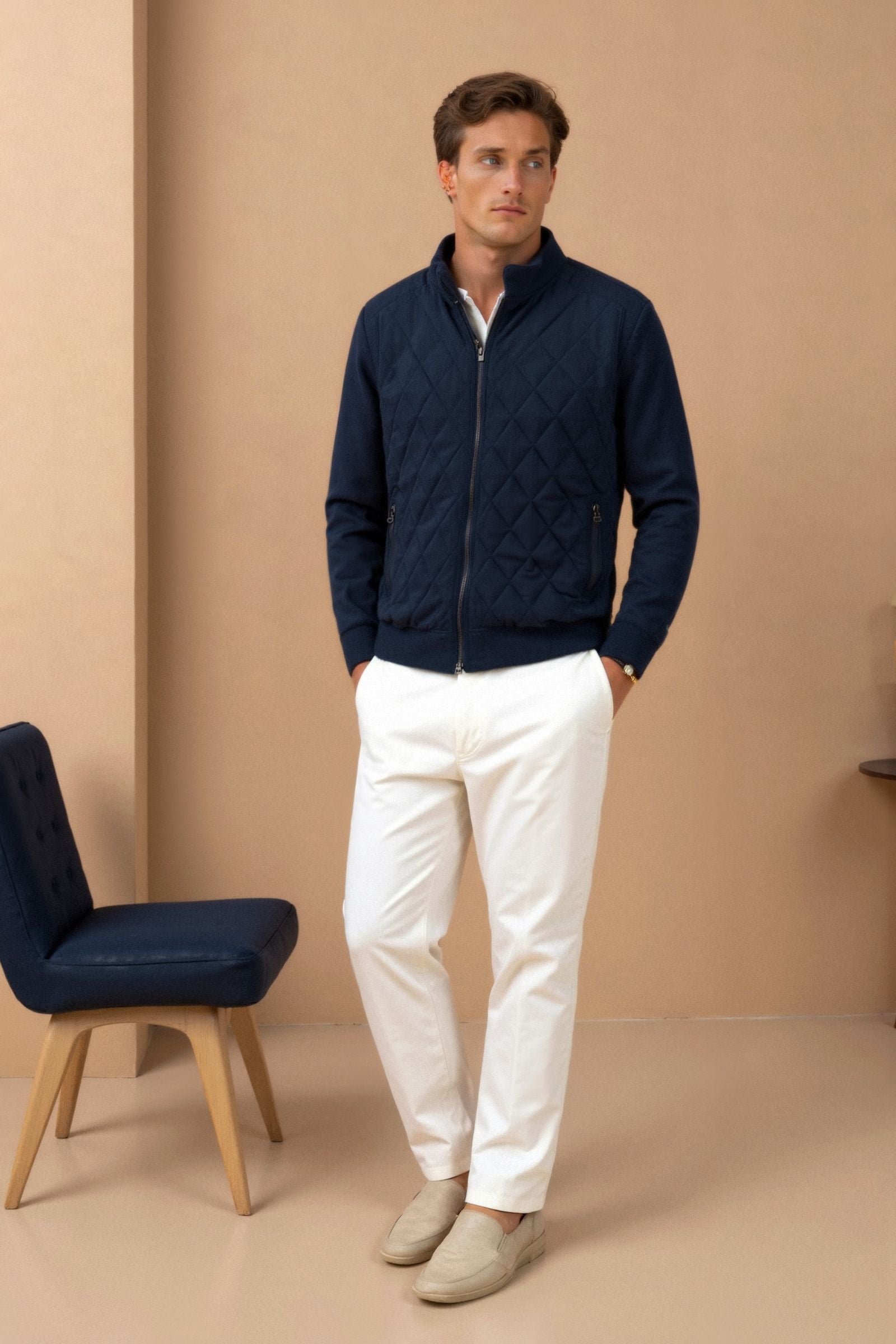 Premium Klassische Steppjacke