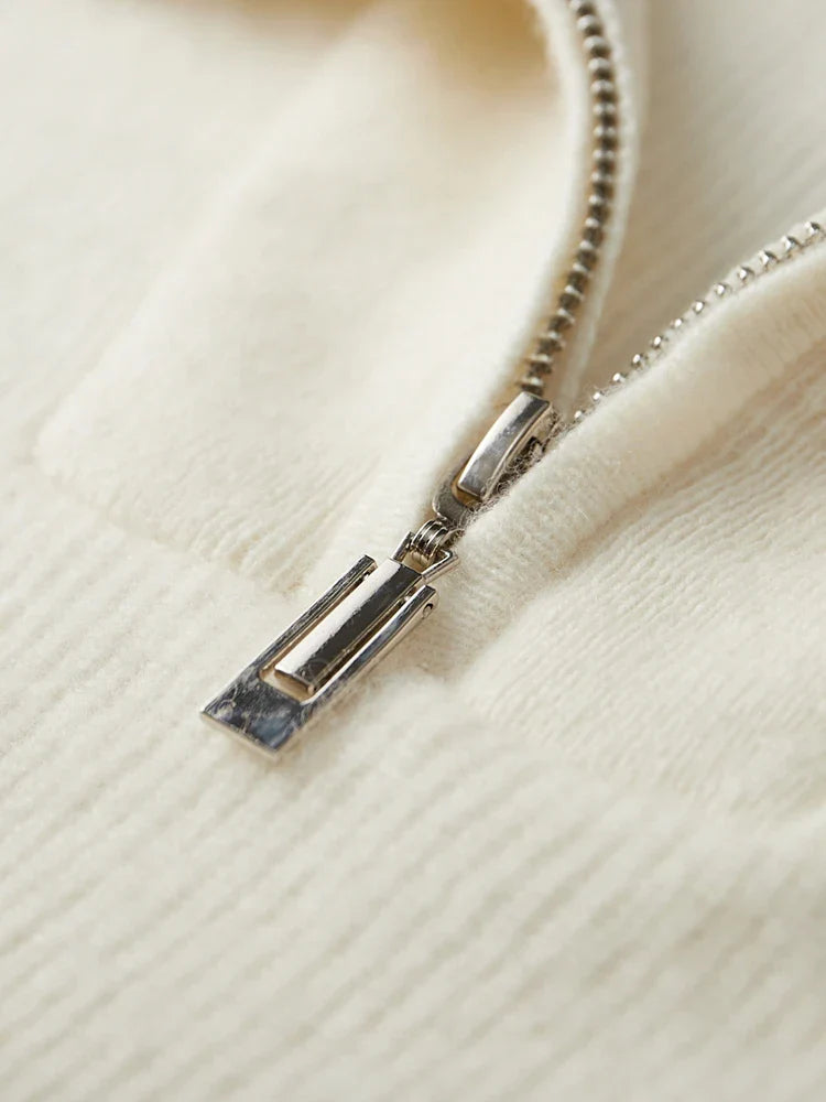 KASCHMIR-HALBREISSVERSCHLUSS-PULLOVER