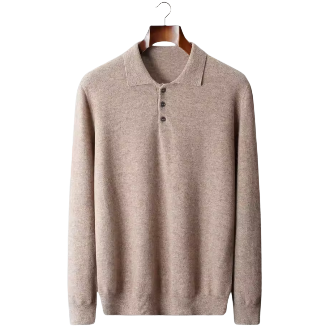 SERENNO KLASSISCHER WOLLPullover-Polo