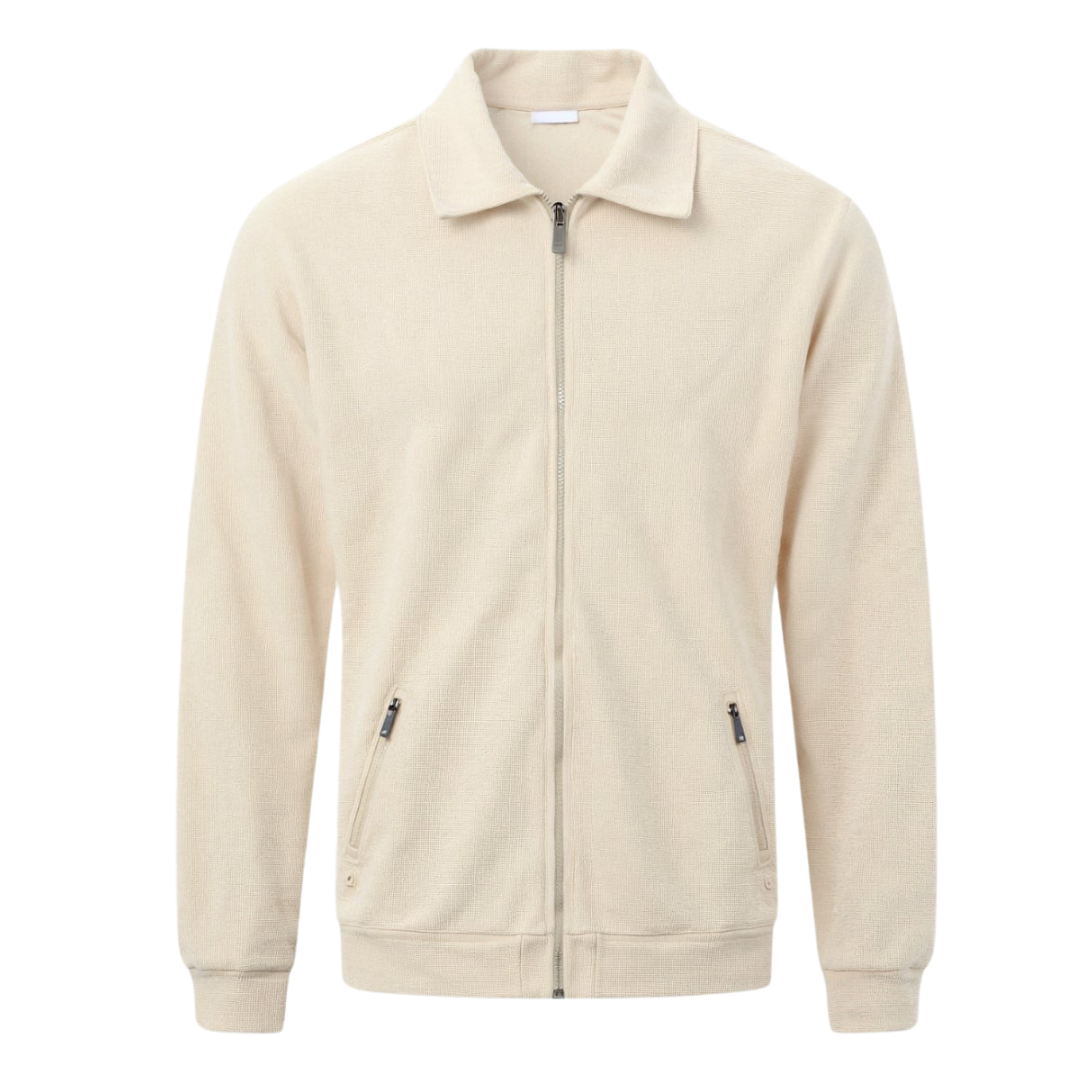 Premium-Trainingsjacke mit Polokragen