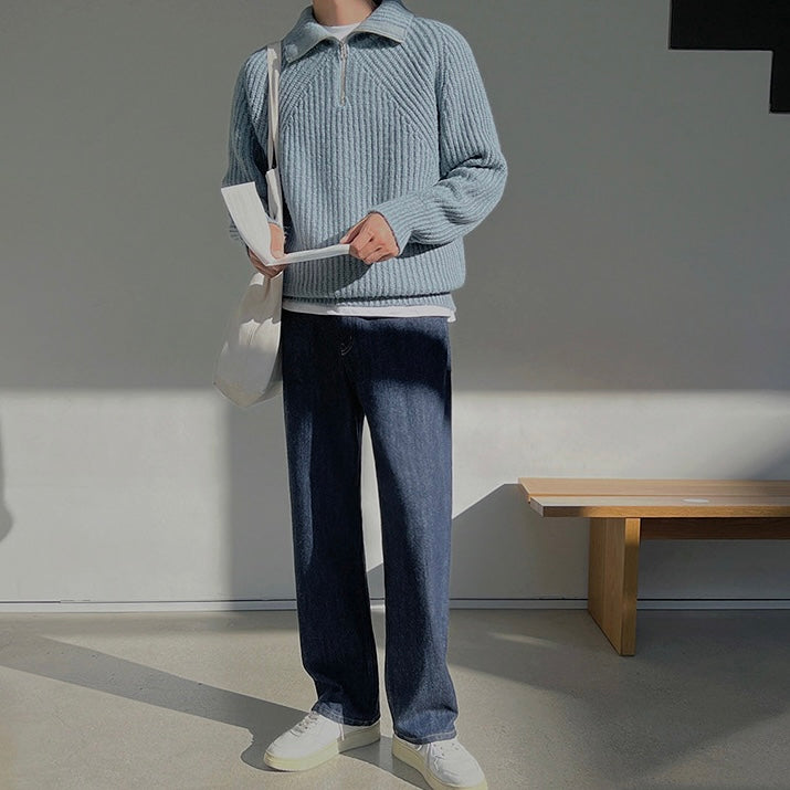 Azure Quarter-Zip Pullover