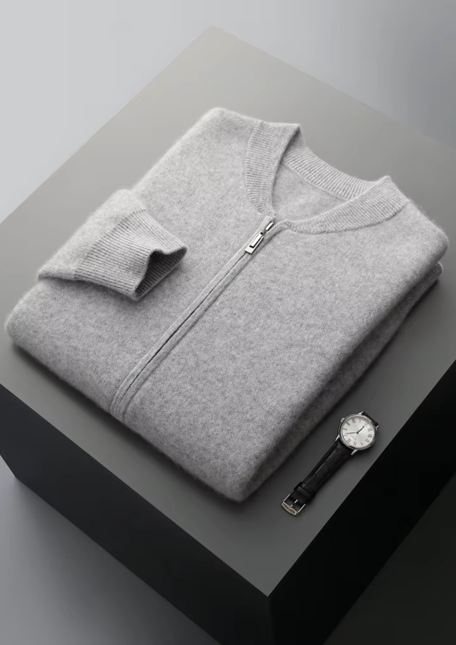 SERENNO Woll V-Ausschnitt Cardigan