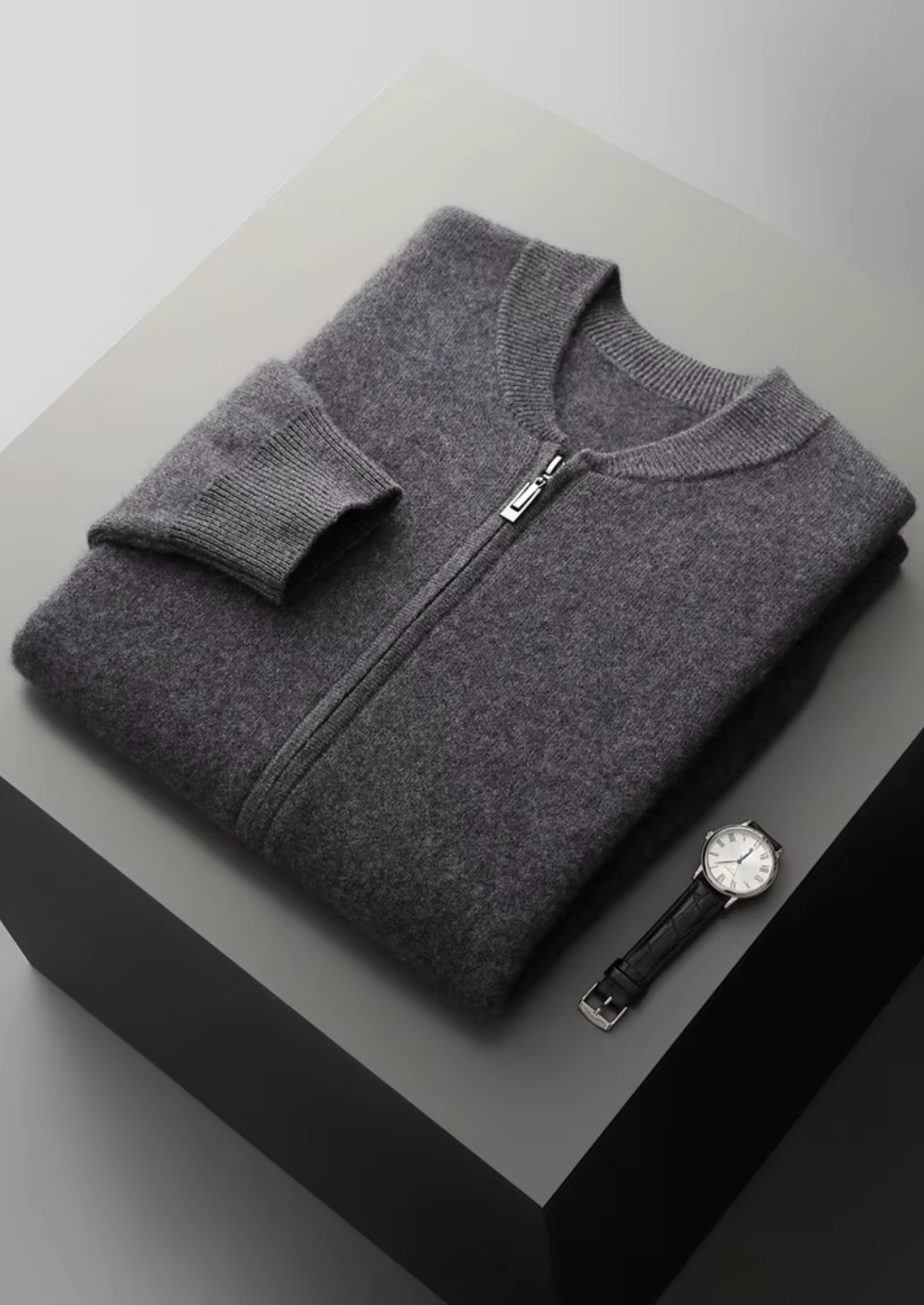 SERENNO Woll V-Ausschnitt Cardigan