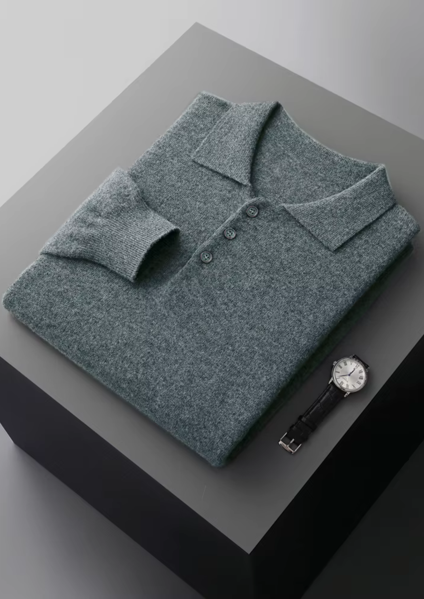 SERENNO KLASSISCHER WOLLPullover-Polo