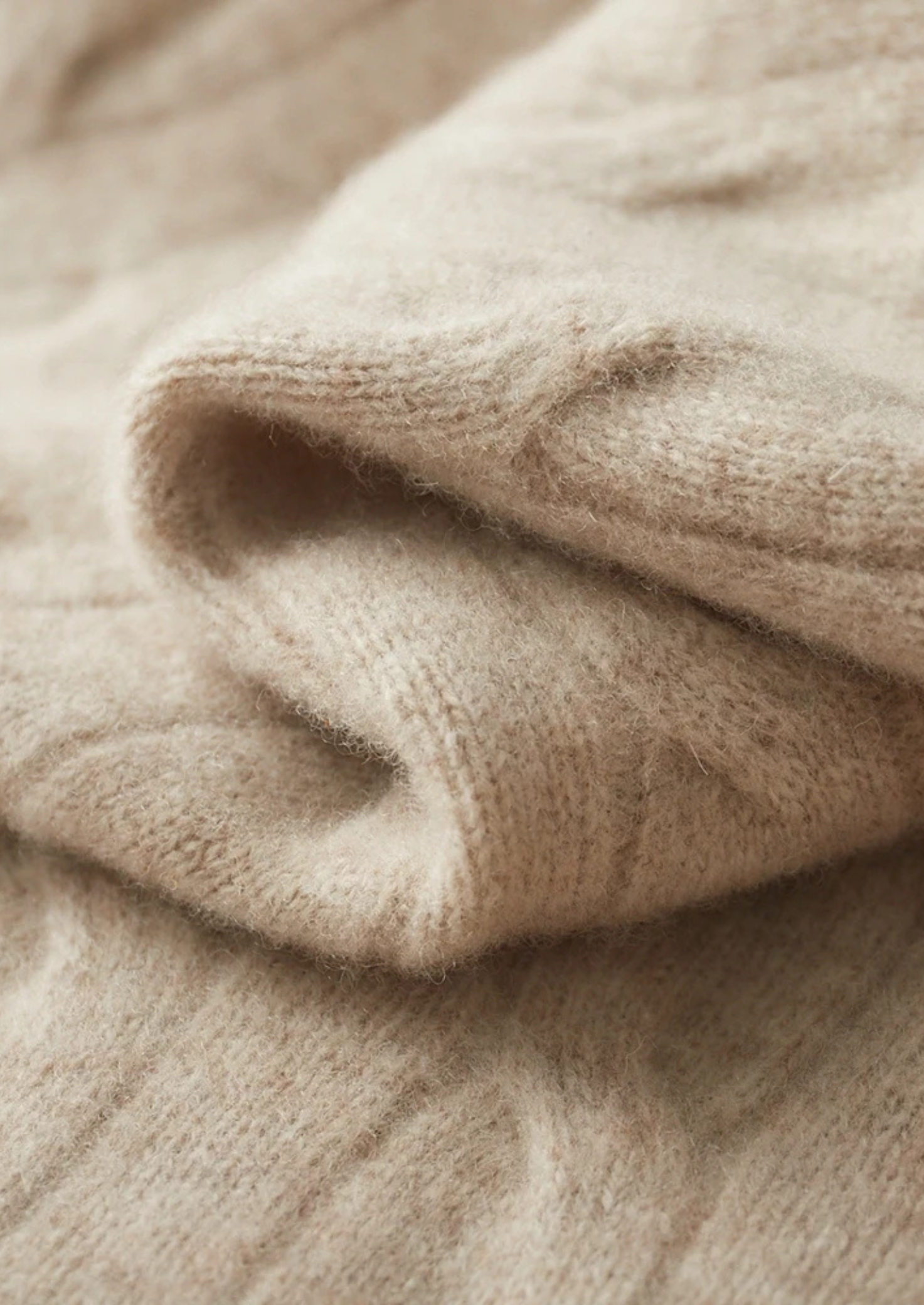 SERENNO WOLL KABELSTRICK HALF ZIP