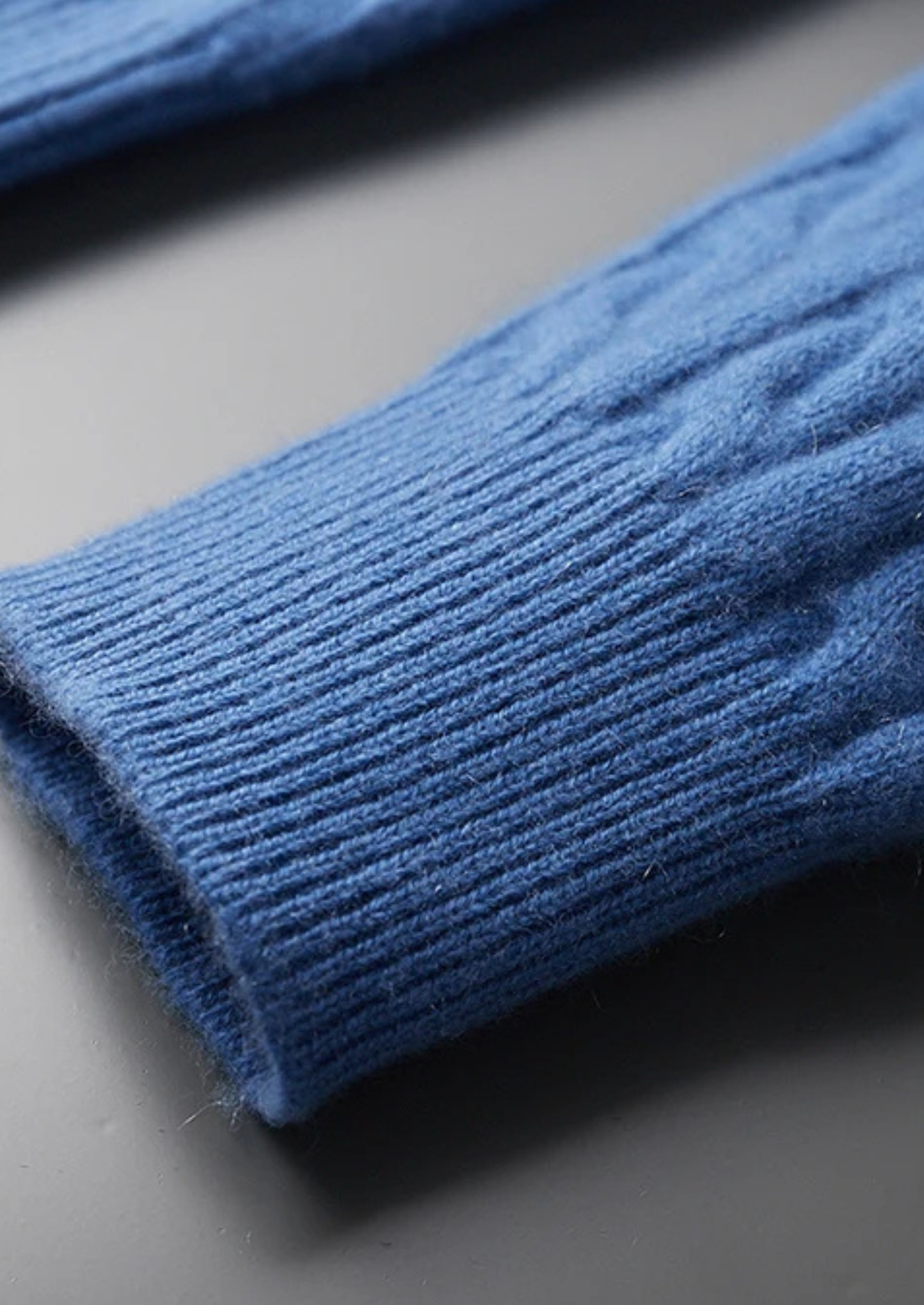 KASCHMIR ZOPFSTRICK ZIPPER HOODIE