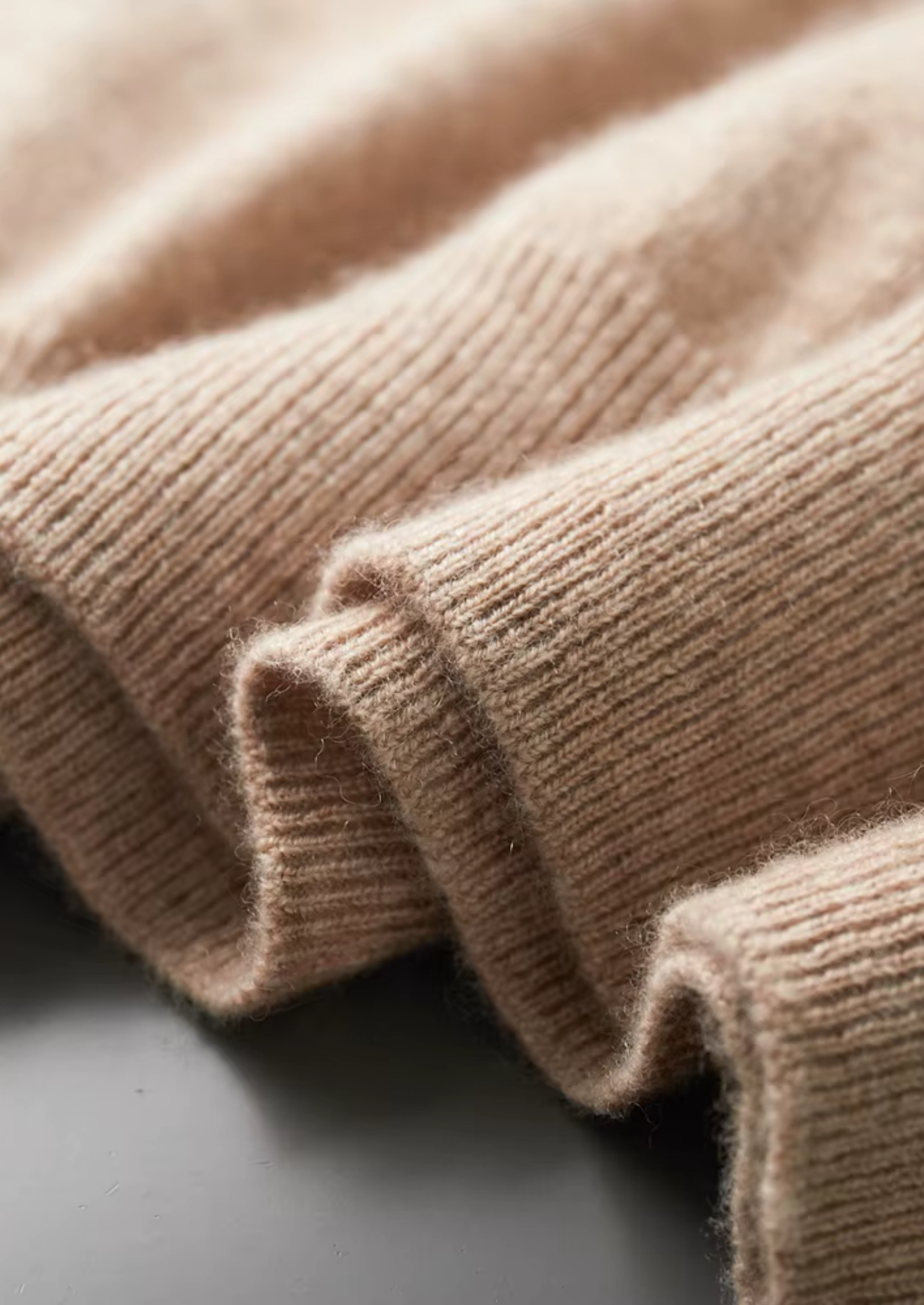 Kaschmir Klassisches Rundhals-T-Shirt