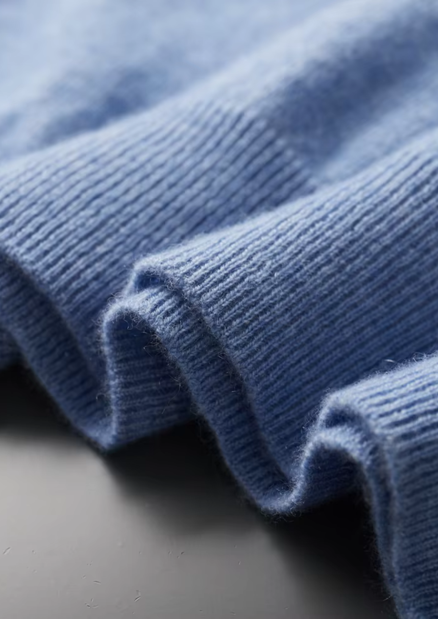 Kaschmir Stehkragen-T-Shirt