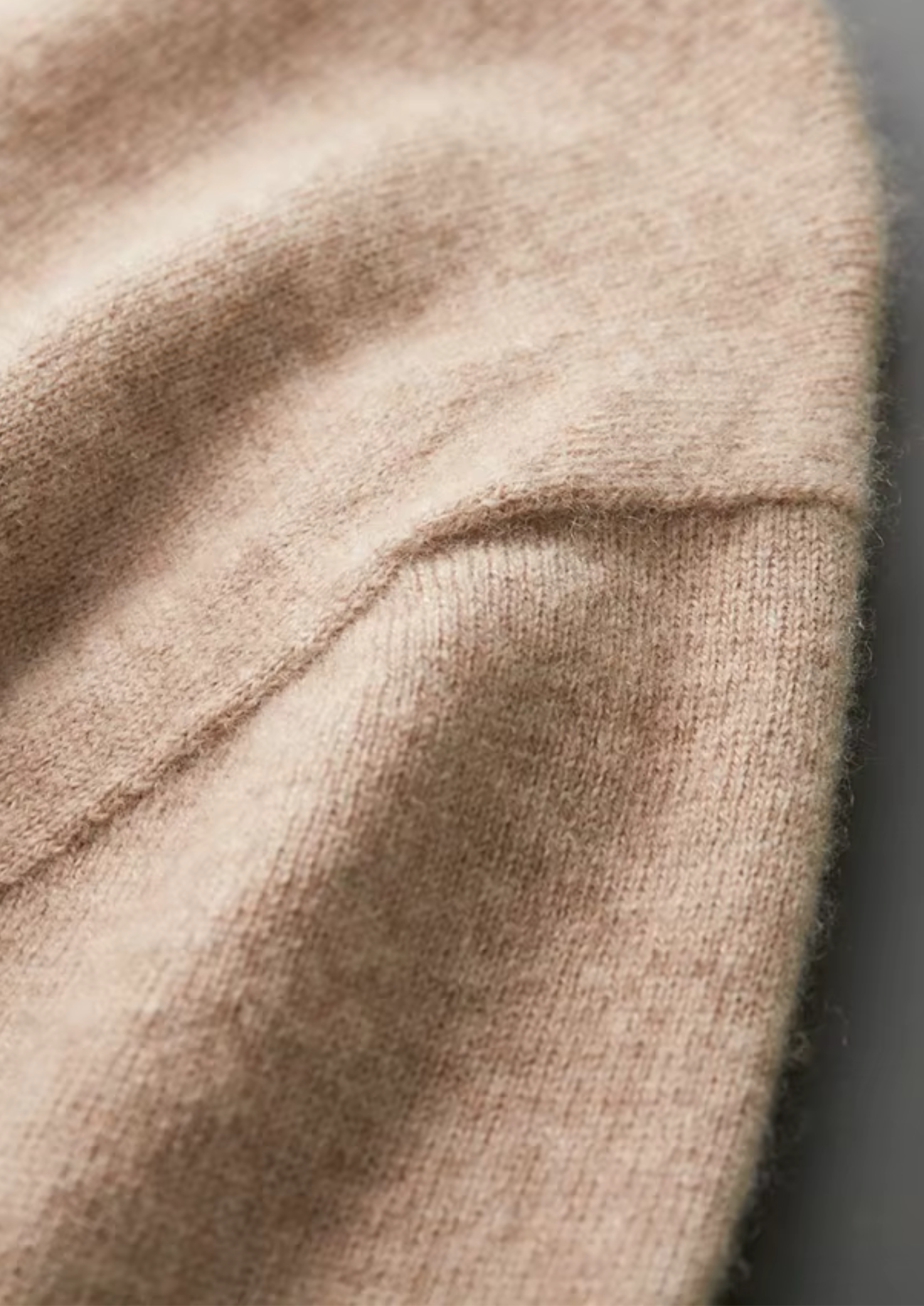 Kaschmir Klassisches Rundhals-T-Shirt