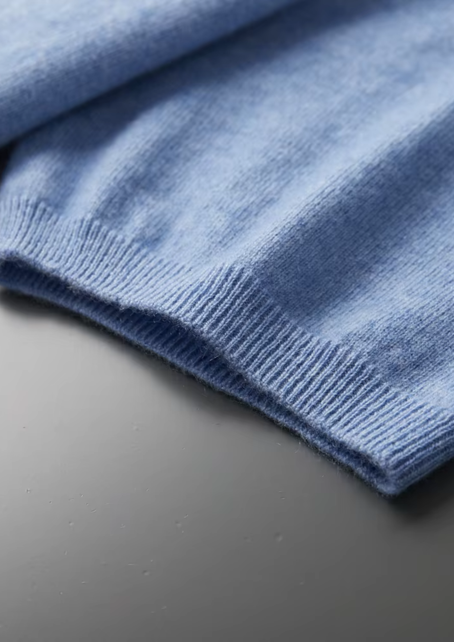 Kaschmir Stehkragen-T-Shirt