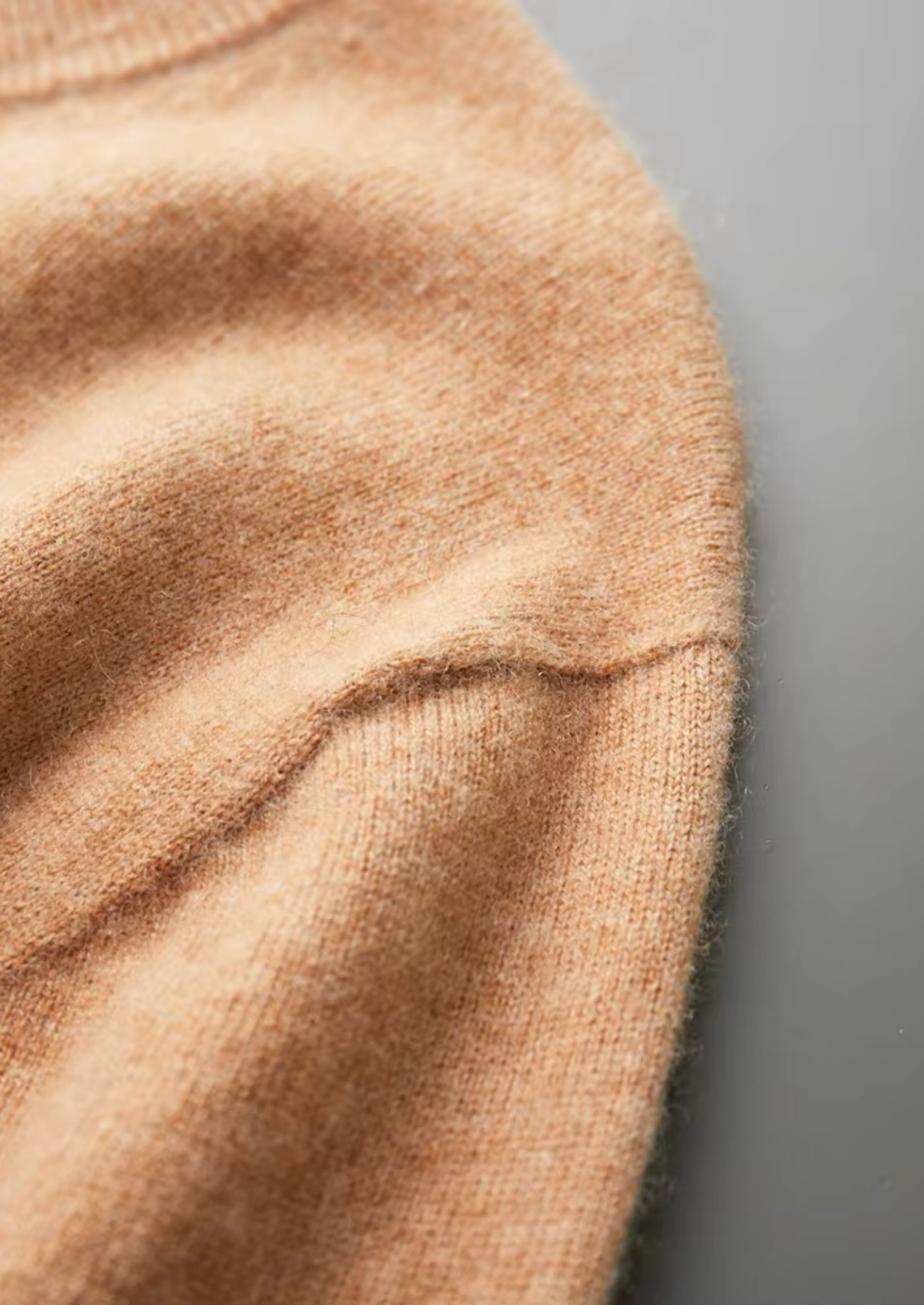 Kaschmir Klassisches Rundhals-T-Shirt