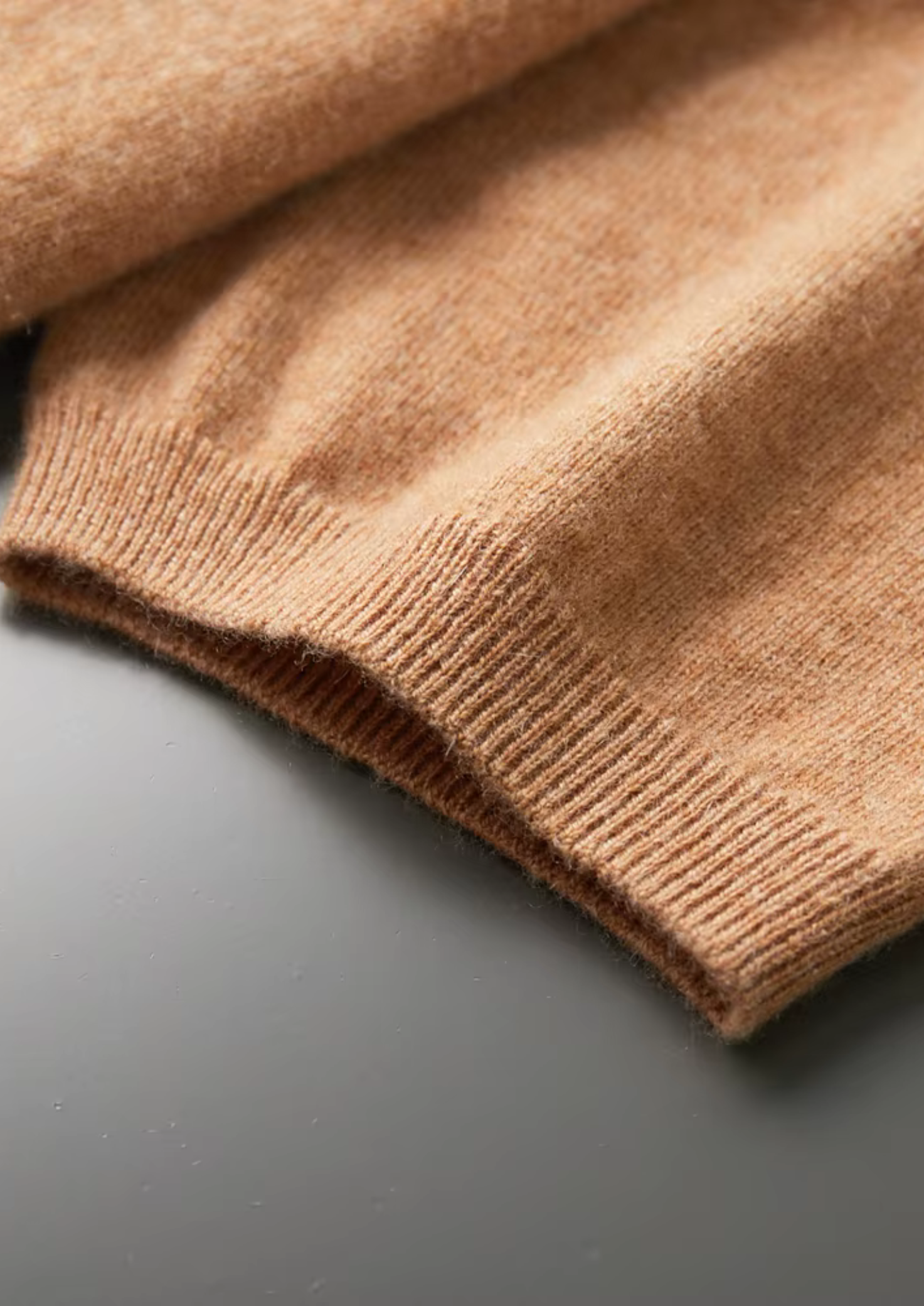 Kaschmir Klassisches Rundhals-T-Shirt