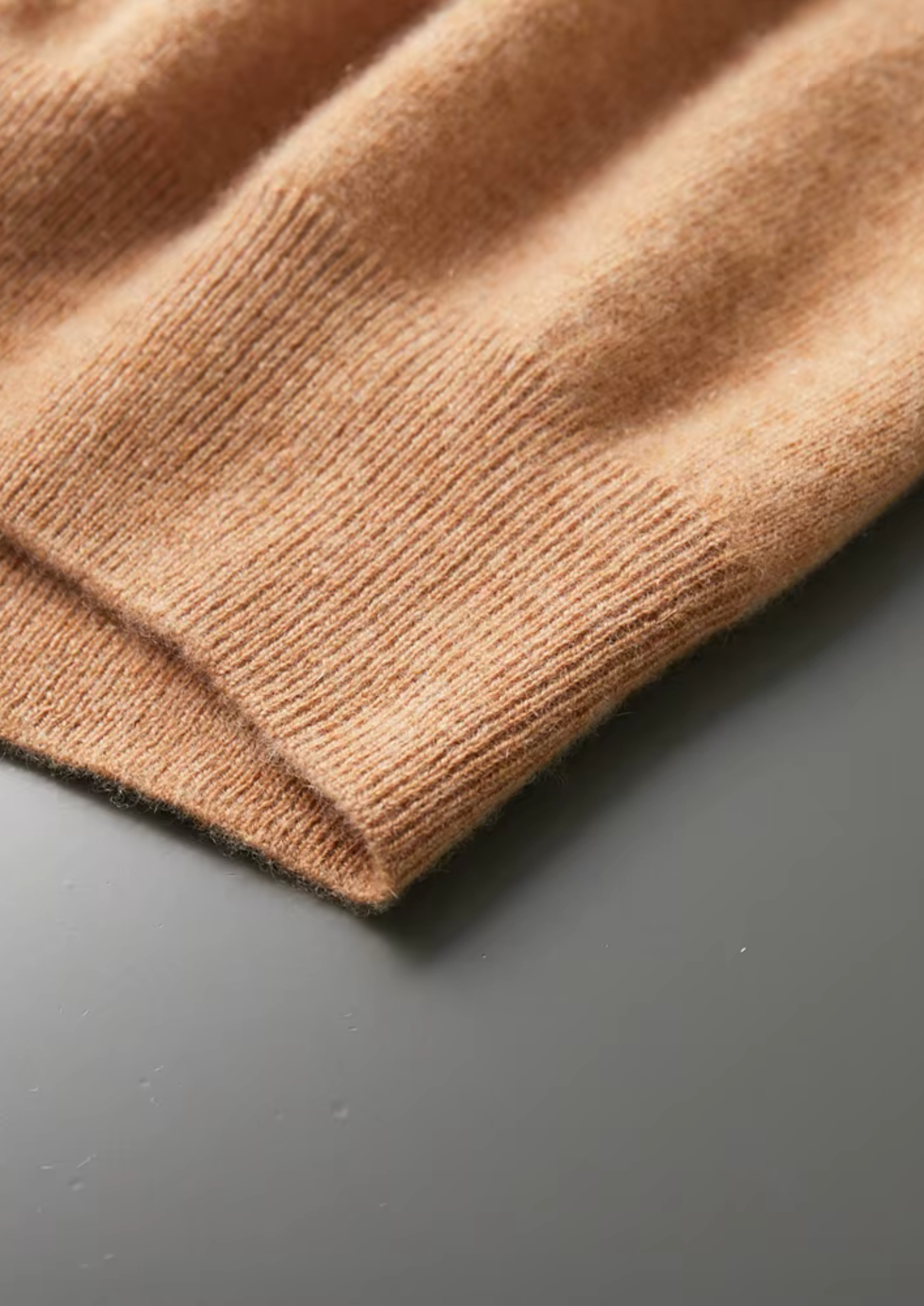 Kaschmir Klassisches Rundhals-T-Shirt