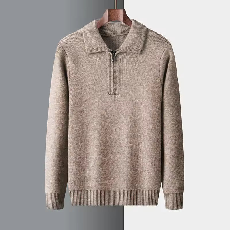 KASCHMIR-QUARTER-ZIP-PULLOVER