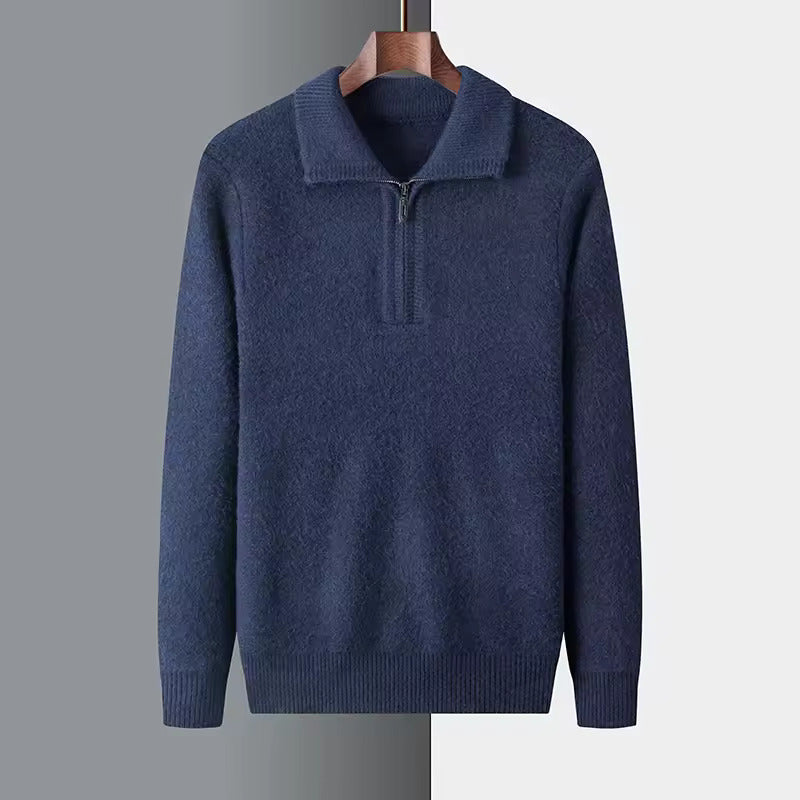 KASCHMIR-QUARTER-ZIP-PULLOVER