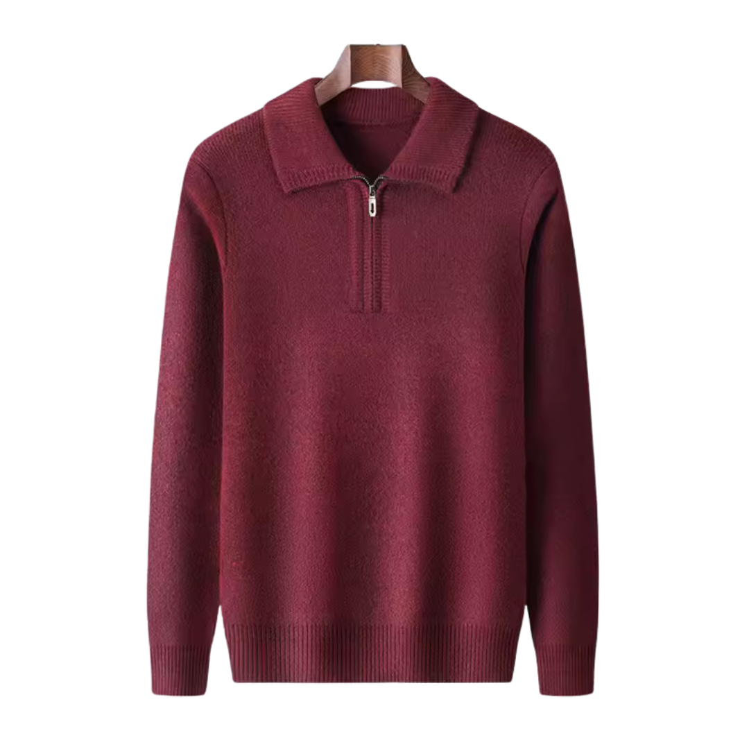 KASCHMIR-QUARTER-ZIP-PULLOVER