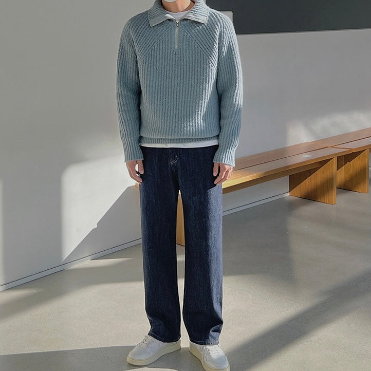 Azure Quarter-Zip Pullover