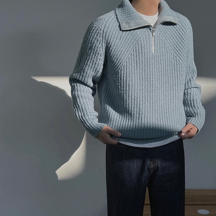 Azure Quarter-Zip Pullover